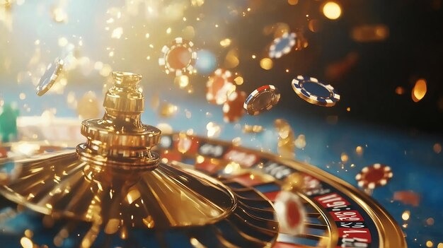 Cascading reel feature with multiplier display